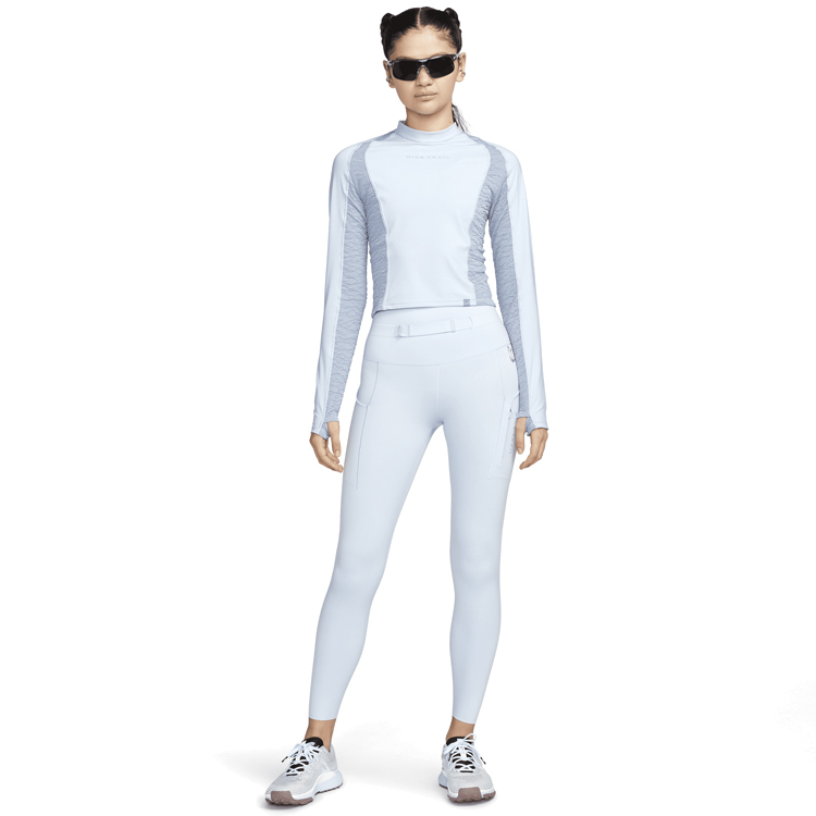 Hanorac Nike W NK TRAIL DF LS TOP / Femei / L / Albastru deschis photo 1
